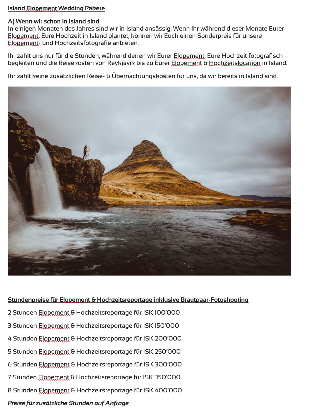 Island - Elopements & Intimate Weddings